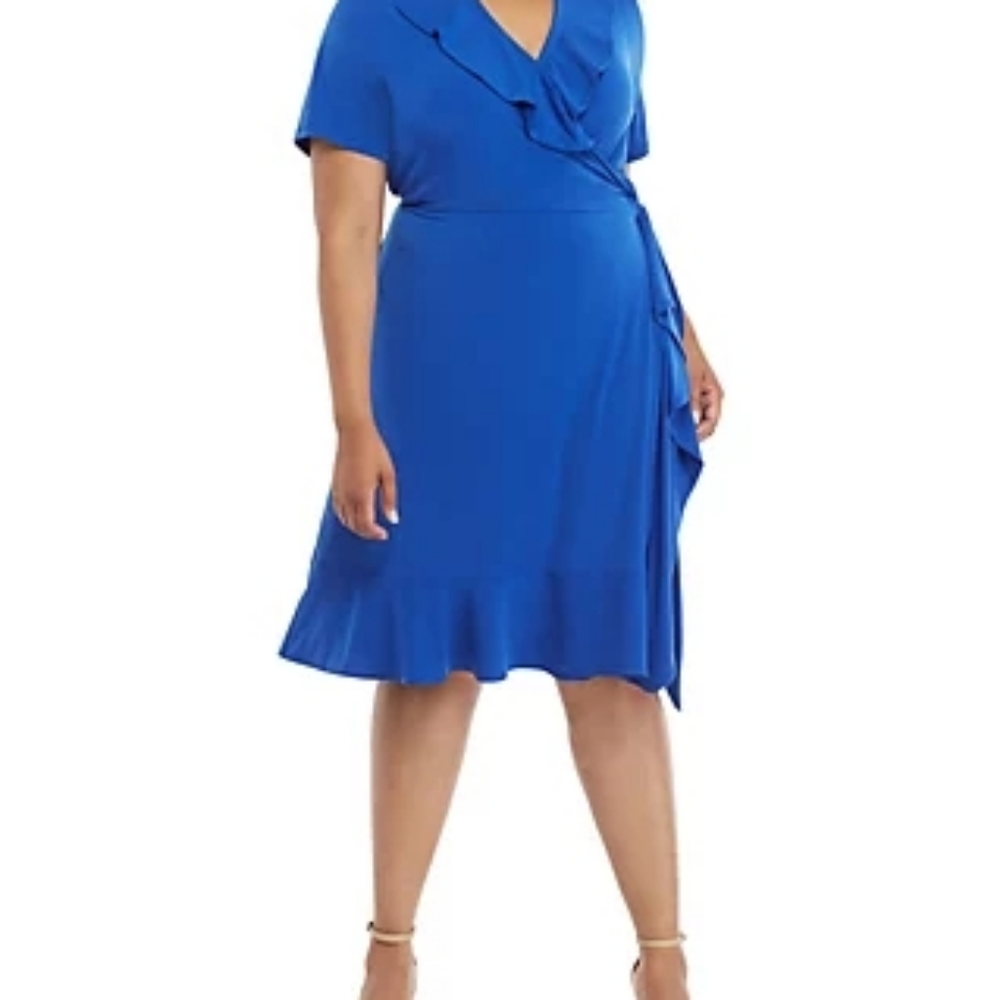 Limited Faux Wrap Dress